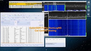 CubicSDR FLRig RumLogNG Cat Control HD 1080p [upl. by Aztilay]