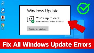 How to Fix All Windows Update Error Problems in Windows 1011  Fix Windows Update Errors [upl. by Fachan638]