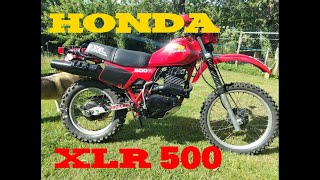 Honda 500 xlr 1982 [upl. by Ayote]