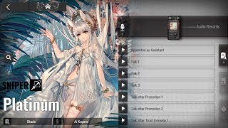 Arknights Platinums Audio Records Ai Kayano [upl. by Nethsa566]