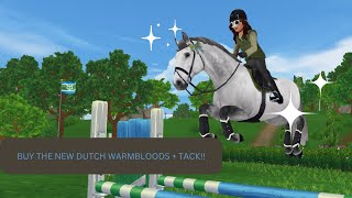 BUYING THE NEW DUTCH WARMBLOODS  Star Stable Online [upl. by Griselda]