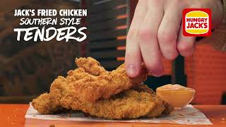 Hungry Jacks  NEW Jack’s Fried Chicken Southern Style Tenders [upl. by Marvel]