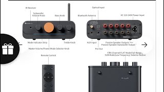 Fosi audio HT4S Bluetooth amp [upl. by Neerom830]