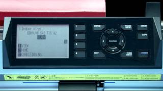Graphtec CE6000 Training  Navigating The Control Panel [upl. by Nileuqay333]