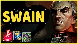 SWAIN VS MORGANA SUPPORT GAMEPLAY EMERALD [upl. by Eastman]