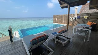 Emerald Faarufushi Maldives February 2023 Room tour water villa 329 and more [upl. by Corrianne]