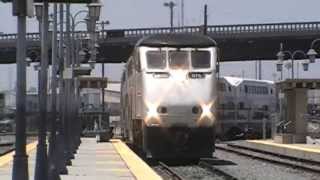 SB Line Metrolink Arriving San Bernardino Station [upl. by Etom492]