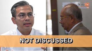 Najibs pardon not discussed at todays cabinet meet says Fahmi [upl. by Namrehs]