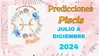 ♓Piscis Julio a Diciembre 2024 Independencia y riqueza económica🤩💲 🥂 [upl. by Muhcon]