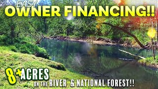 500 down for 8 acres on river amp National Forest in the Ozarks OWNER FINANCED LAND FOR SALE [upl. by Leone]