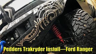 Pedder Trakryder install Ford Ranger [upl. by Crandell954]