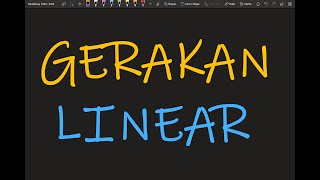 Fizik Tingkatan 4 KSSM Bab 2 Daya dan Gerakan I Apa itu gerakan linear [upl. by Irakab]