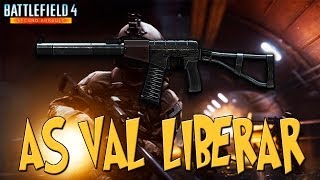 Battlefield 4 Como liberar a AS VAL Arma Premium [upl. by Eednas]