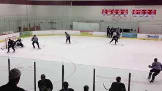 Avs vets pre camp 2 v 1 drills 2013 [upl. by Ueihtam139]