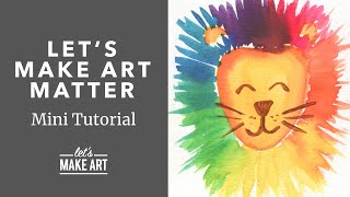 Lets Make Art Matter  Childrens Watercolor Art Activity by Nicole Miyuki of Lets Make Art [upl. by Kraska133]