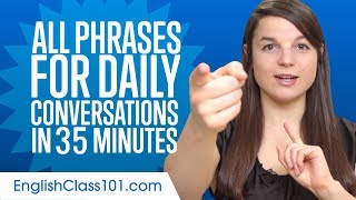 All Phrases You Need for Daily Conversations in English [upl. by Rockwell190]