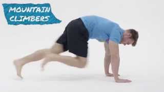 How To Perform Mountain Climbers  Exercise Tutorial [upl. by Bruce]