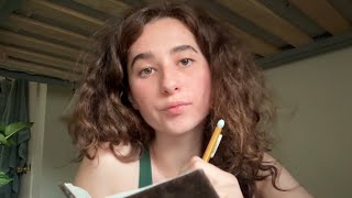 ASMR  toxic girl asks to draw u ✍️ [upl. by Derrek]