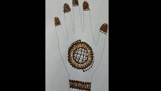 very easy bengels mehendi design 🌼 easy trick 😍😍😍 [upl. by Erdnoid]