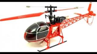 Lama Scale Modellheli von der Firma AMEWI mit Beleuchtung [upl. by Yelsnit]