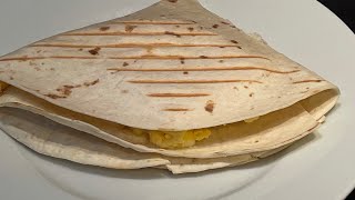 Wrap Hack  How to fold and toast a tortilla in record time but is it really the best way [upl. by Zabrine]