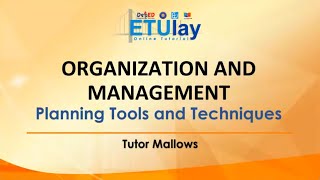 Planning Tools and Techniques Organization and Management  Quarter 13 Week 6 [upl. by Janiuszck]