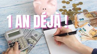 SYSTEME des ENVELOPPES BUDGET 💌 déjà 1 an 🥳🎁 TCHIT TCHAT BILAN etc [upl. by Ahsieyk346]