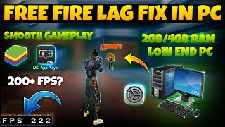 Free Fire Emulator LAG Fix for Low End PC  200 FPS [upl. by Amron]