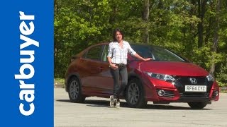 Honda Civic hatchback 2015 review  Carbuyer [upl. by Ttevy50]