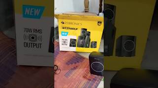 Home Theatre Unboxing ZEBRONICS BT2750RUF 70W OUTPUT BEST QUALITY SOUND zebronicsbestsoundshorts [upl. by Jamima]