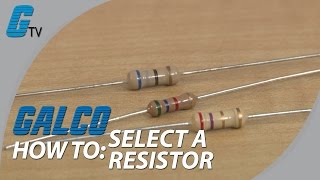 How to Select a Resistor [upl. by Ursuline]