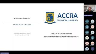 MLB 203 Biochemistry II Introduction to Nucleic Acids [upl. by Weider]