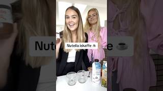 Lækreste Nutella iskaffe  Skal prøves 🤤☕️julieelgaard [upl. by Ailsa559]