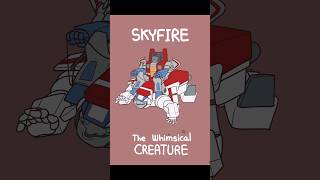 Skyfire the whimsical creature transformers skyfire jetfire starscream [upl. by Atsed]