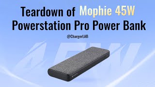 Teardown of Mophie 45W Powerstation Pro Power Bank Available at Apple Store [upl. by Stucker]