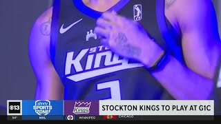 Stockton Kings to host 2 games at Golden 1 Center [upl. by Esiocnarf]