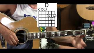 How to Play The Rolling Stones Dead Flowers  Super Easy L46 [upl. by Llerrat233]