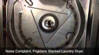 Frigidaire Stacked Laundry with a Noisy Dryer [upl. by Kcirdla]