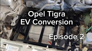 Opel Tigra EV Conversion  Episode 2 [upl. by Epstein669]