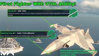 P125 Fighter With VTOL Ability Full Review and Test  Modern Warships [upl. by Bussy]