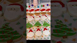 Decorated Christmas Cookies christmas cookies sugarcookies decoratedcookies royalicingcookies [upl. by Irved]