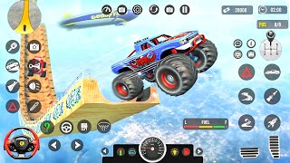 Monster Truck Battle Race Challenge  Monster Car Stunt Truck Games 17  Android Gameplay [upl. by Krid928]