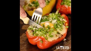 Cómo hacer quotMorrones rellenosquot al horno  La Mesita [upl. by Schlenger]