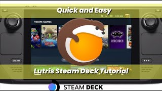 Lutris Tutorial Steam Deck Play Quack Games [upl. by Dyke]