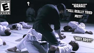 When IP MAN gave 10 BLACK Belts Straight HANDS in a Reverse Jumping [upl. by Reid]