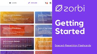 Zorbi  Getting Started SpacedRepetition Flashcards [upl. by Feigin]