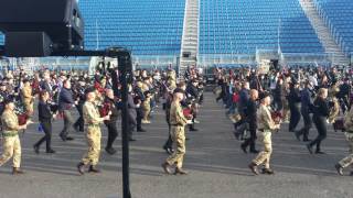 Edinburgh Military Tattoo 2017 1st rehearsal Massed Pipes and Drums [upl. by Zuckerman713]