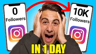 How To Get 10K Followers on Instagram in 24 Hours NEW ALGORITHM [upl. by Anaytat]