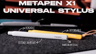 Your Ultimate Universal Retractable Stylus Pen For All Your Devices  Metapen X1 Unboxing amp Review [upl. by Truk881]