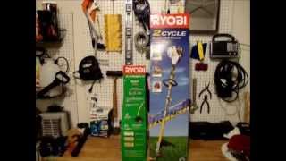 RYOBI SS26 2 Cycle Gas Trimmer with Expand It Review amp Unbox [upl. by Onitnerolf]